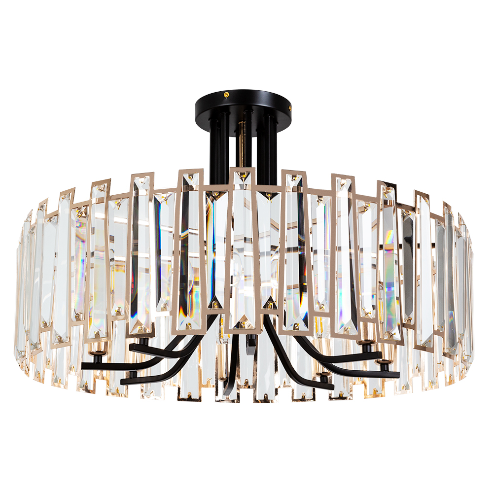 Потолочная Люстры Arte Lamp AMBER A1028PL-8BK