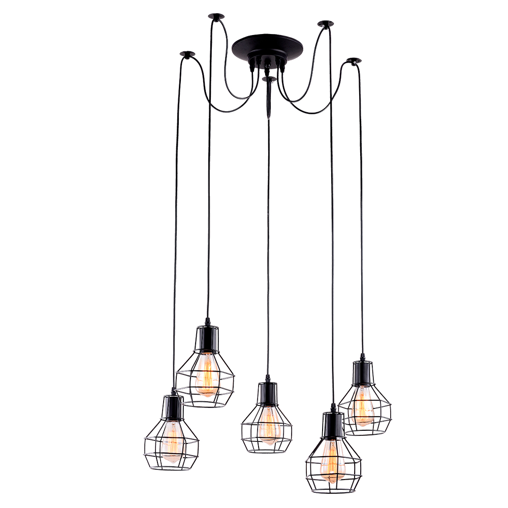 Подвесная Люстры Arte Lamp SPIDER A1109SP-5BK