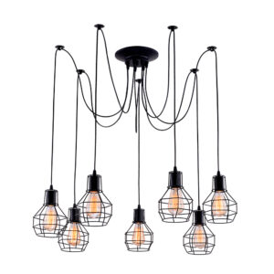 Подвесная Люстры Arte Lamp SPIDER A1109SP-7BK