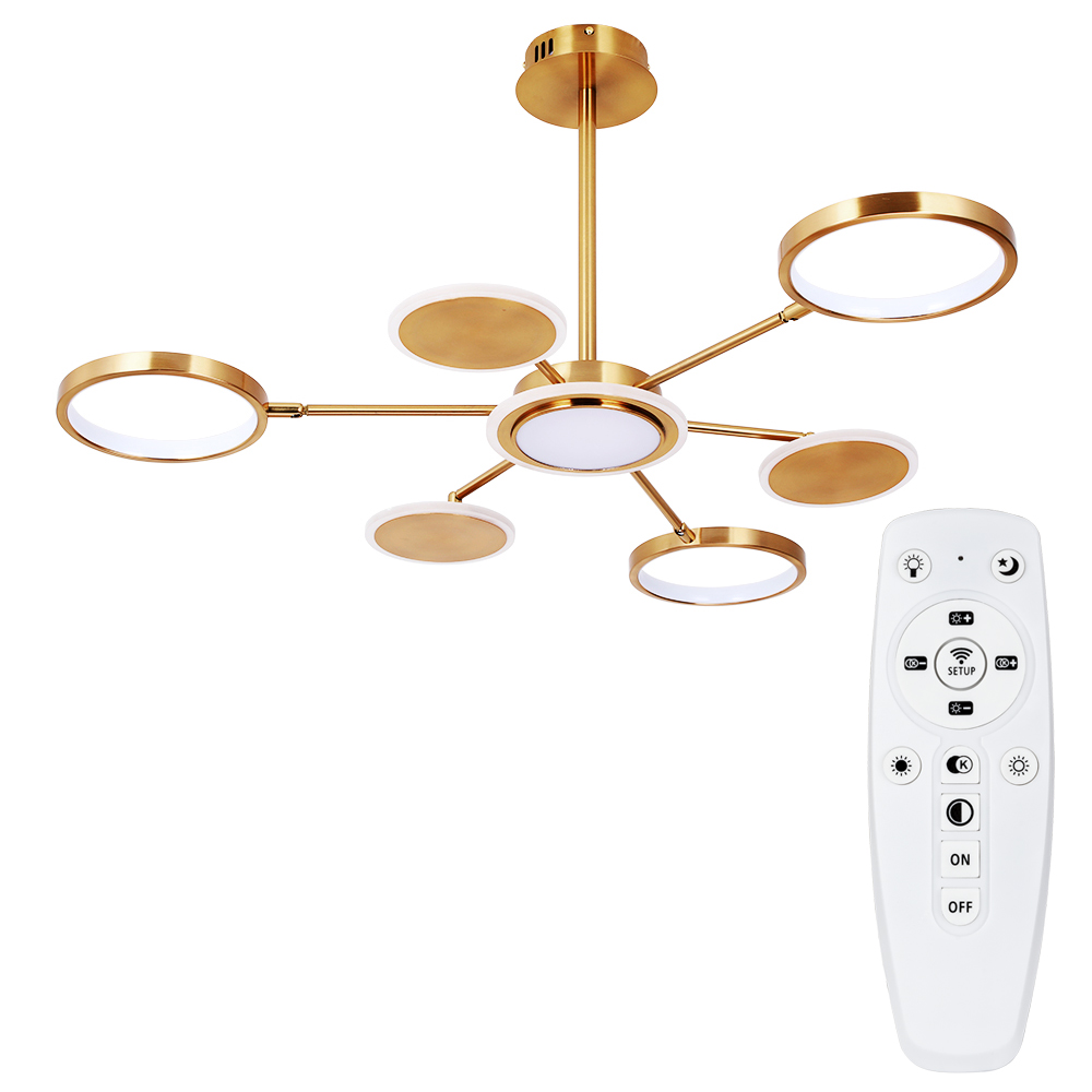 Люстры на штанге Arte Lamp SIENNA A1363PL-6PB