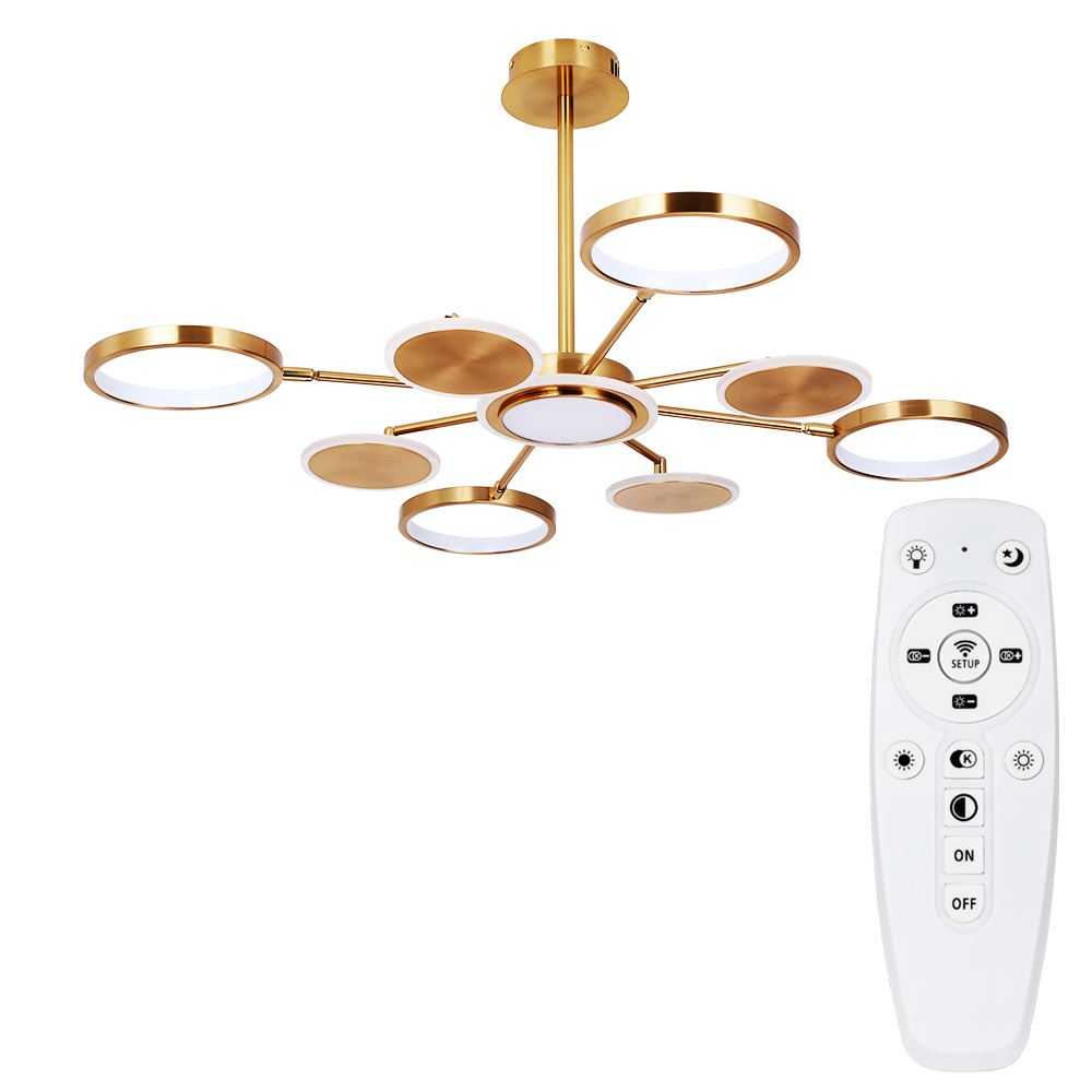 Люстры на штанге Arte Lamp SIENNA A1363PL-8PB
