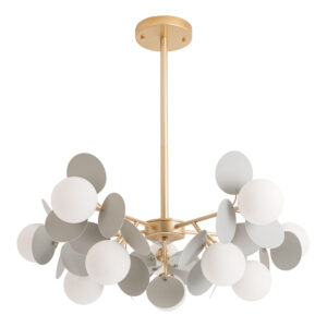 Люстры на штанге Arte Lamp PEACOCK A1369SP-10GY