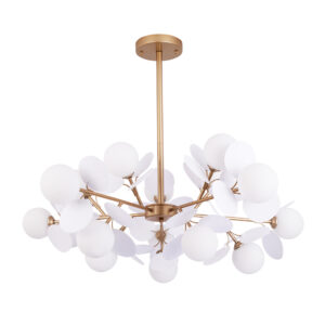 Люстры на штанге Arte Lamp PEACOCK A1369SP-15SG