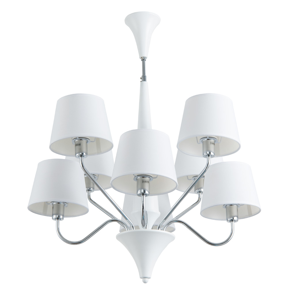 Люстры на штанге Arte Lamp GRACIA A1528LM-8WH