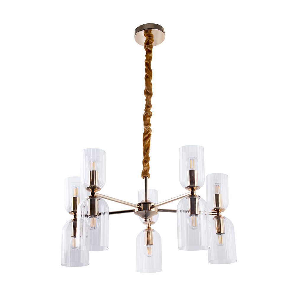 Подвесная Люстры Arte Lamp CHARM A1623LM-10GO