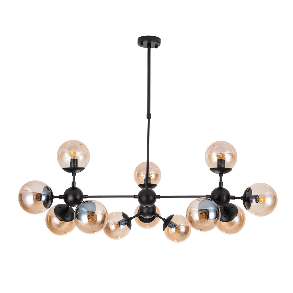 Люстры на штанге Arte Lamp BOLLA A1664SP-12BK