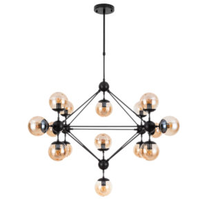 Люстры на штанге Arte Lamp BOLLA A1664SP-15BK