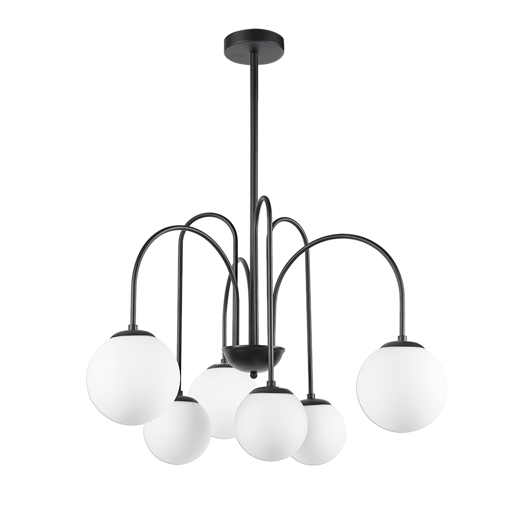 Люстры на штанге Arte Lamp MEBSUTA A1675LM-6BK