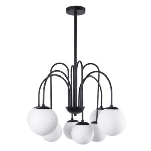 Люстры на штанге Arte Lamp MEBSUTA A1675LM-8BK