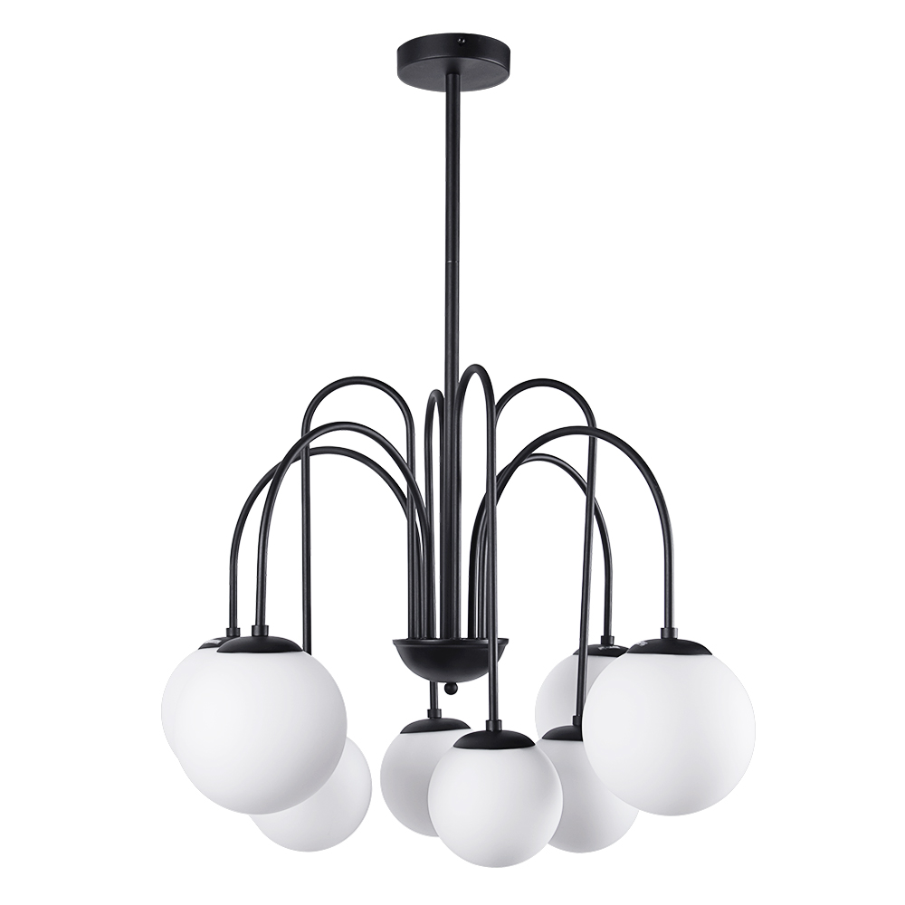 Люстры на штанге Arte Lamp MEBSUTA A1675LM-8BK