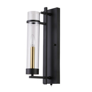 Настенный светильник Arte Lamp HUGO A1688AP-1BK