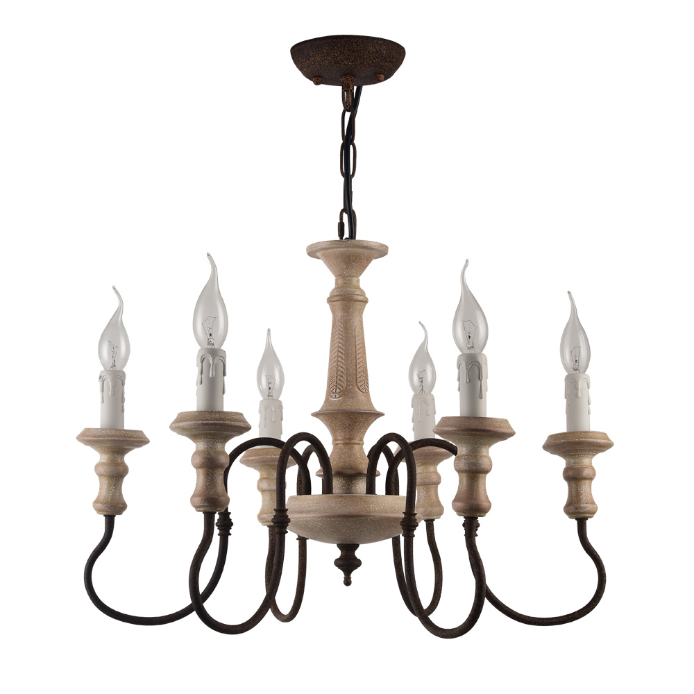 Подвесная Люстры Arte Lamp WOODSTOCK A1700LM-6BR