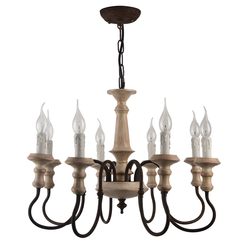 Подвесная Люстры Arte Lamp WOODSTOCK A1700LM-8BR