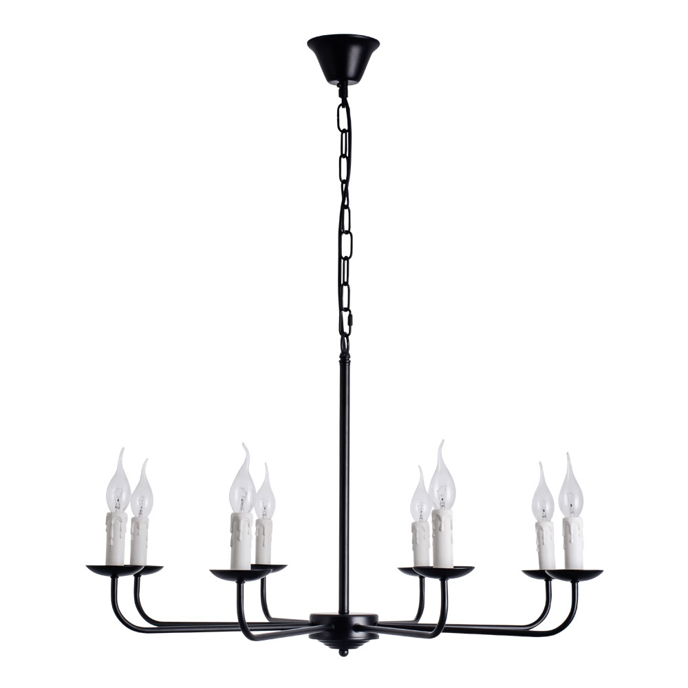 Подвесная Люстры Arte Lamp GRAFF A1857LM-8BK