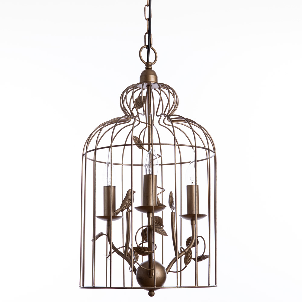 Подвесная Люстры Arte Lamp GABBIA A1865SP-3BG