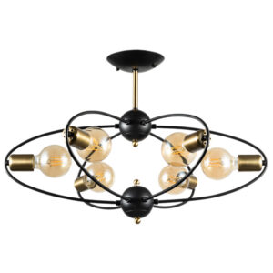 Потолочная Люстры Arte Lamp GLASGOW A1963PL-6BK