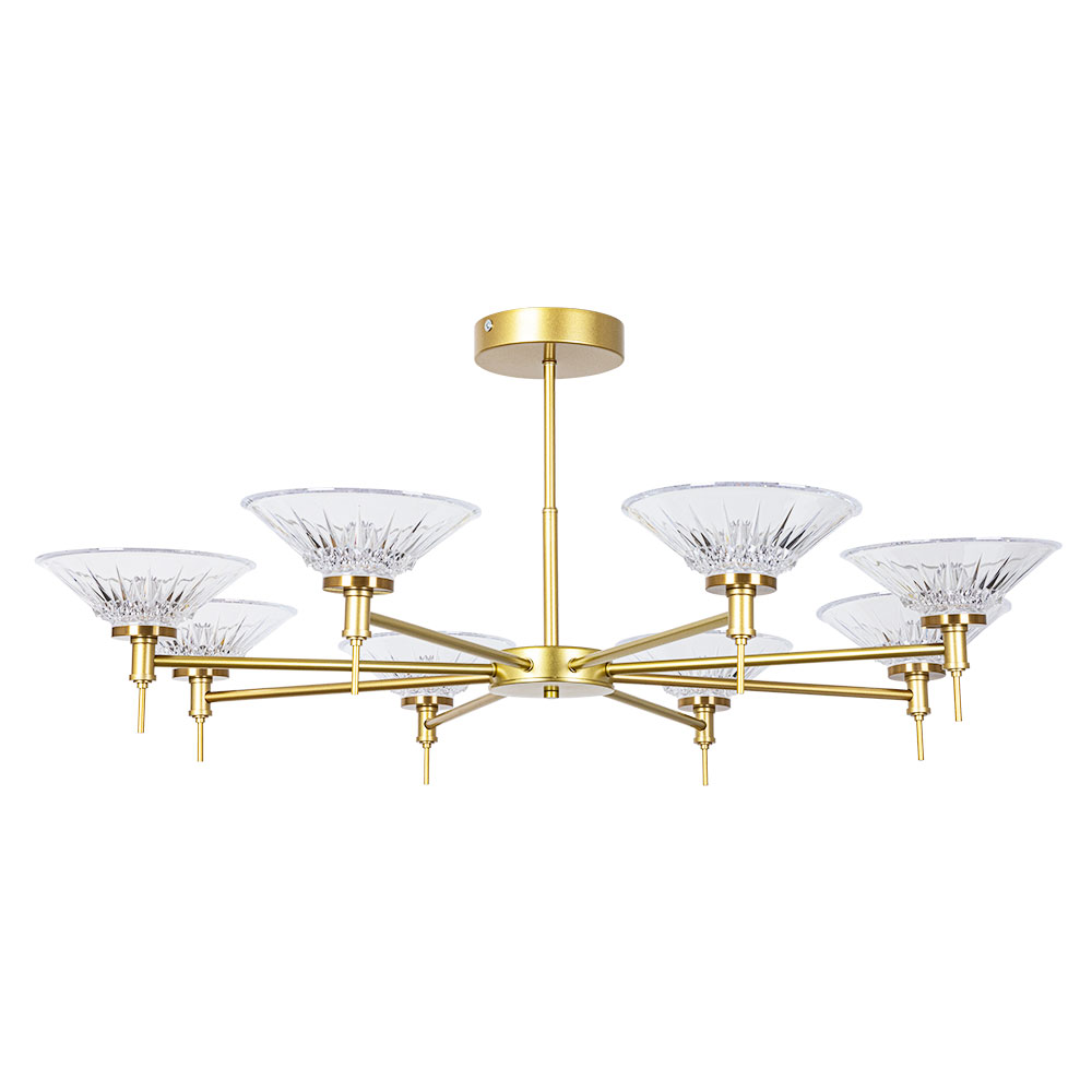 Люстры на штанге Arte Lamp ALESSIA A2076PL-8GO