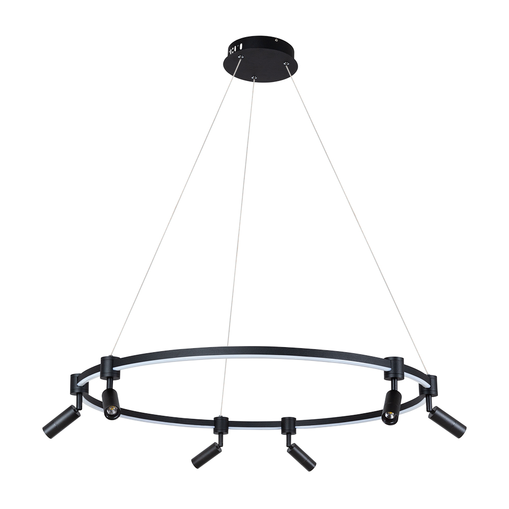 Подвесная Люстры Arte Lamp RING A2186SP-1BK
