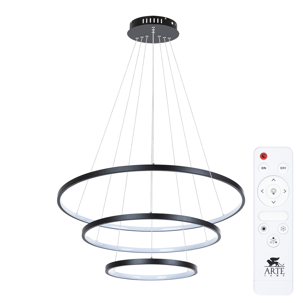 Подвесная Люстры Arte Lamp FRODO A2197SP-3BK