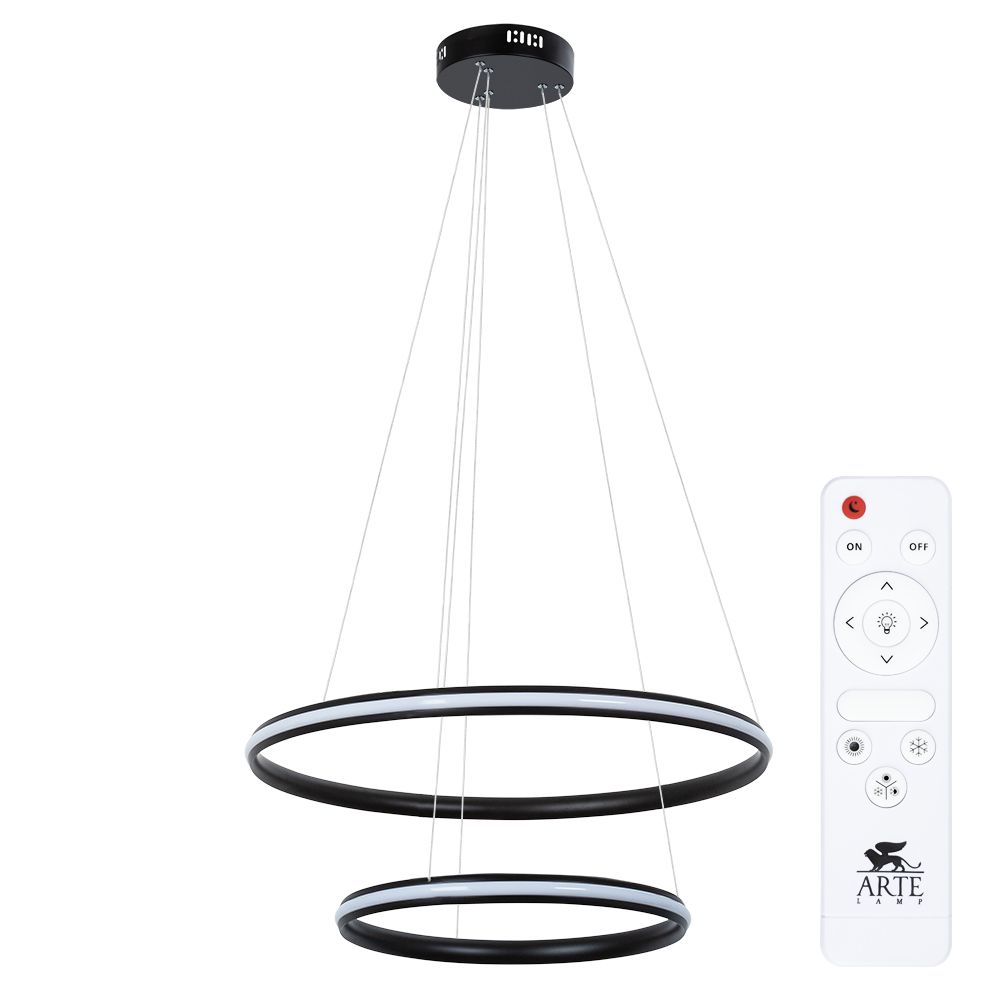 Подвесная Люстры Arte Lamp MERIDIANA A2198SP-2BK