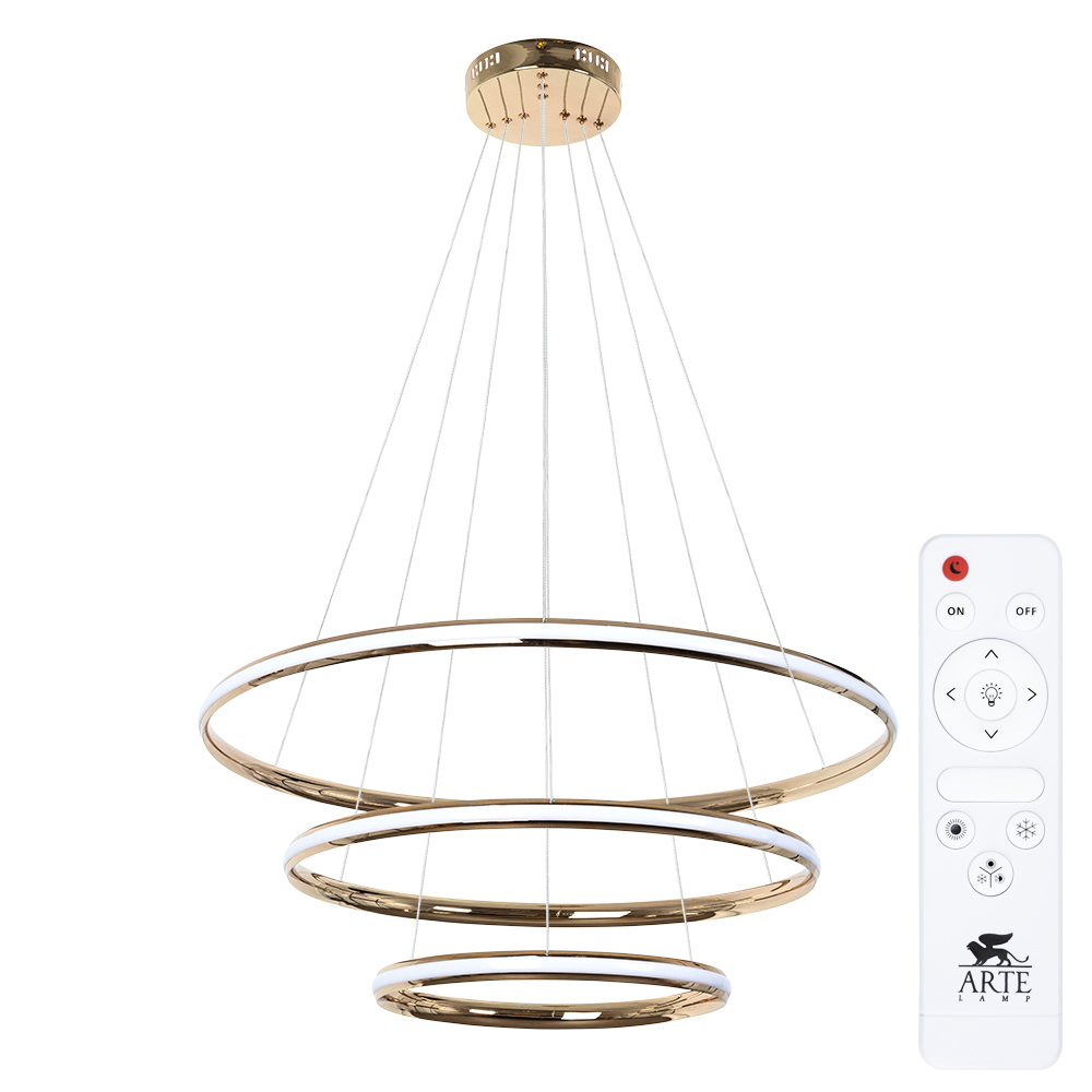 Подвесная Люстры Arte Lamp MERIDIANA A2198SP-3GO