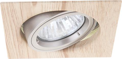 Точечный встраиваемый светильник Arte Lamp WOOD A2208PL-3BR