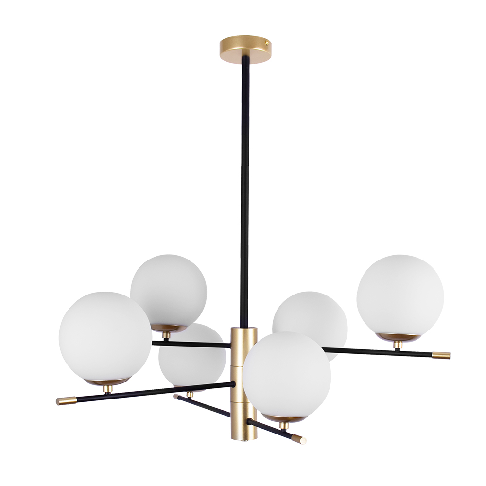 Люстры на штанге Arte Lamp ARKAB A2225LM-6BK