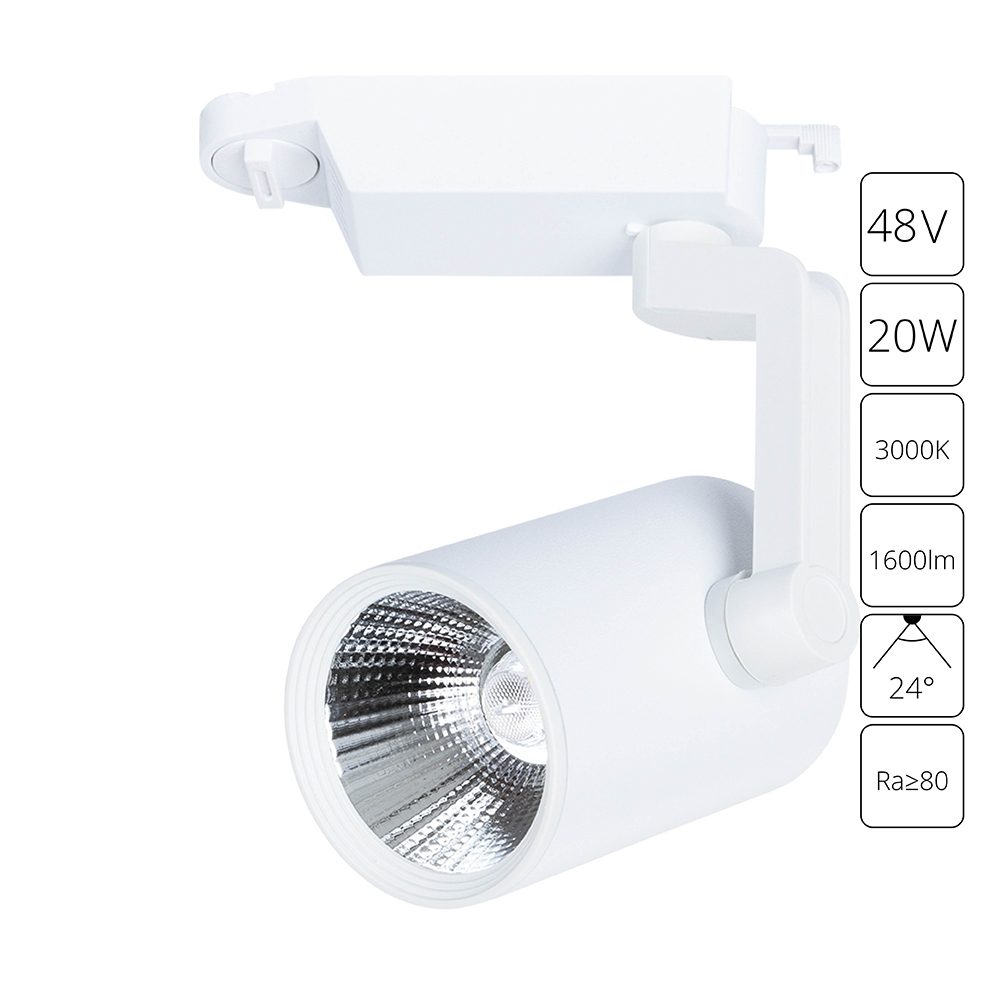 Трековый светильник Arte Lamp TRACCIA A2321PL-1WH
