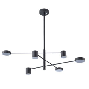 Люстры на штанге Arte Lamp STANLEY A2476PL-40BK