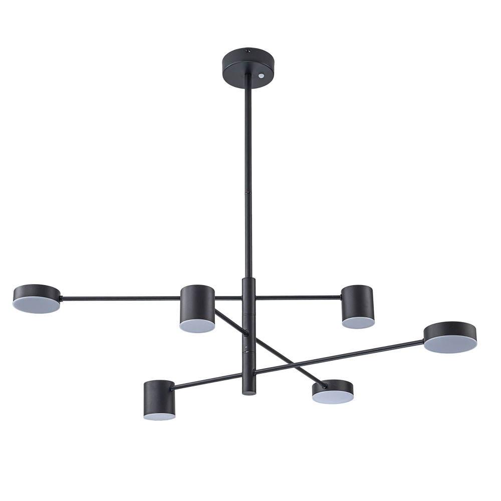 Люстры на штанге Arte Lamp STANLEY A2476PL-40BK