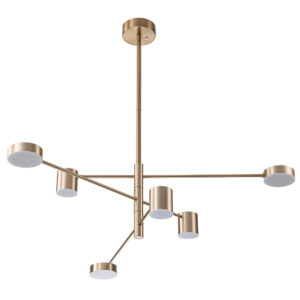 Люстры на штанге Arte Lamp STANLEY A2476PL-40PB