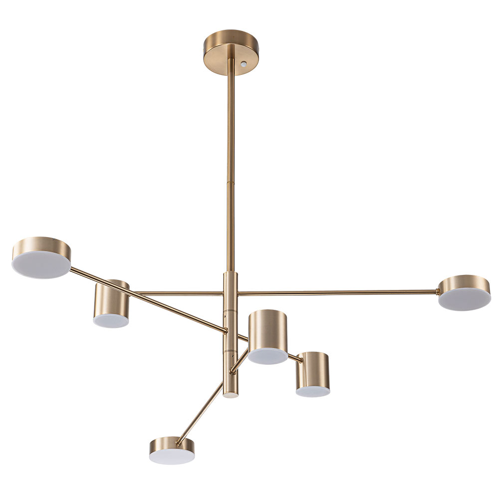 Люстры на штанге Arte Lamp STANLEY A2476PL-40PB