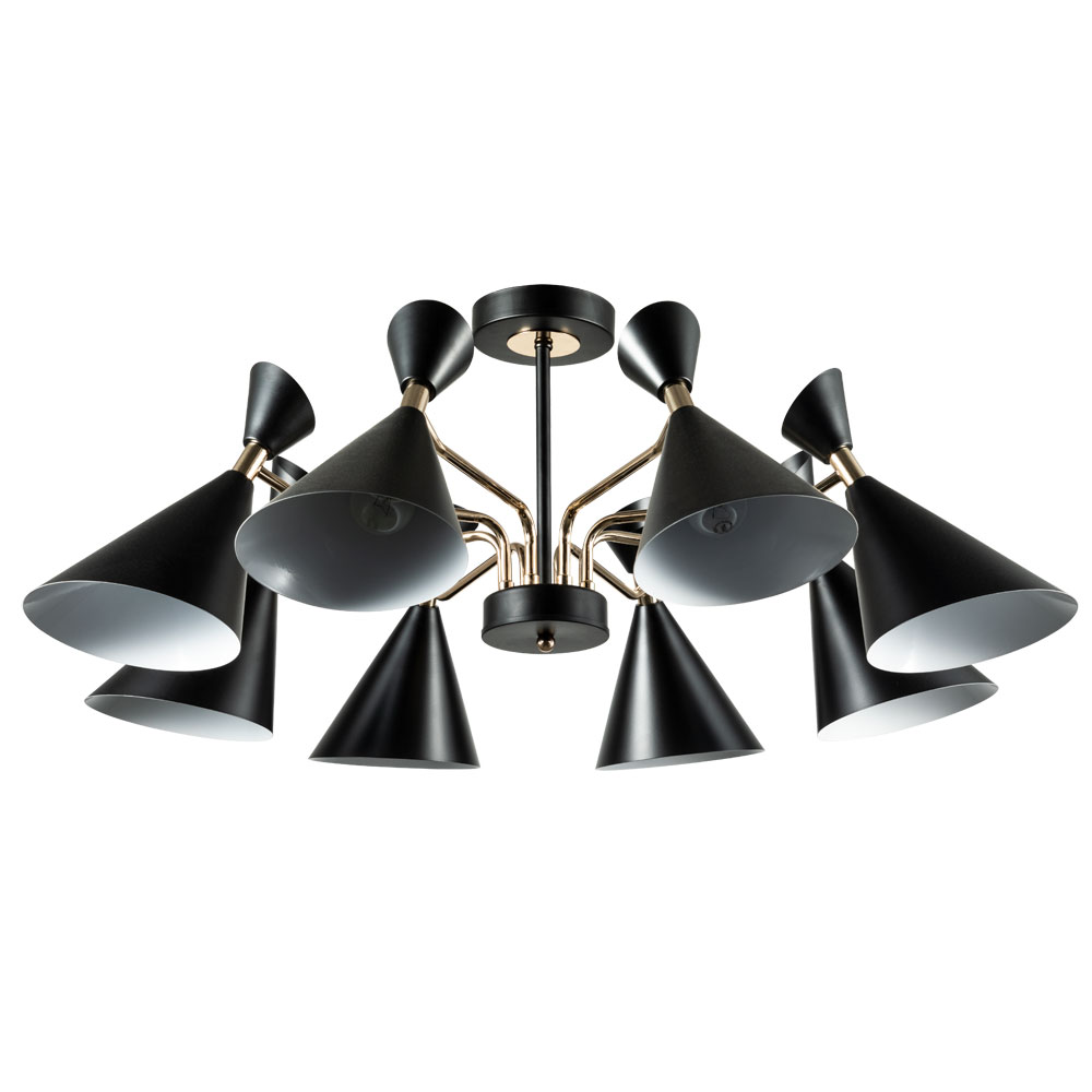Потолочная Люстры Arte Lamp WELLINGTON A2711PL-8BK