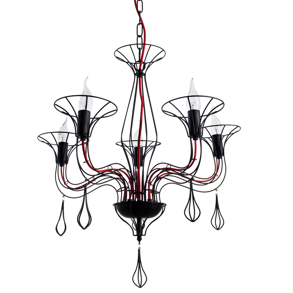 Подвесная Люстры Arte Lamp ARTEFACT A3225LM-5BK