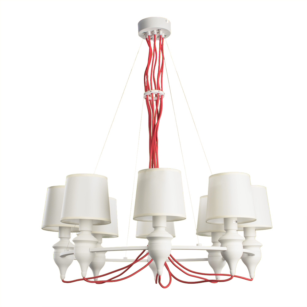 Подвесная Люстры Arte Lamp SERGIO A3325LM-8WH