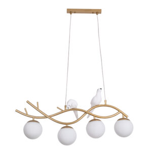 Подвесная Люстры Arte Lamp ELTANIN A3422SP-4GO