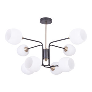 Люстры на штанге Arte Lamp SKAT A3564PL-8BK