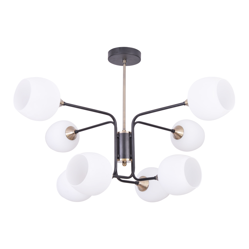 Люстры на штанге Arte Lamp SKAT A3564PL-8BK