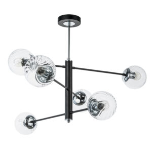 Люстры на штанге Arte Lamp SEGIN A3566PL-6BK