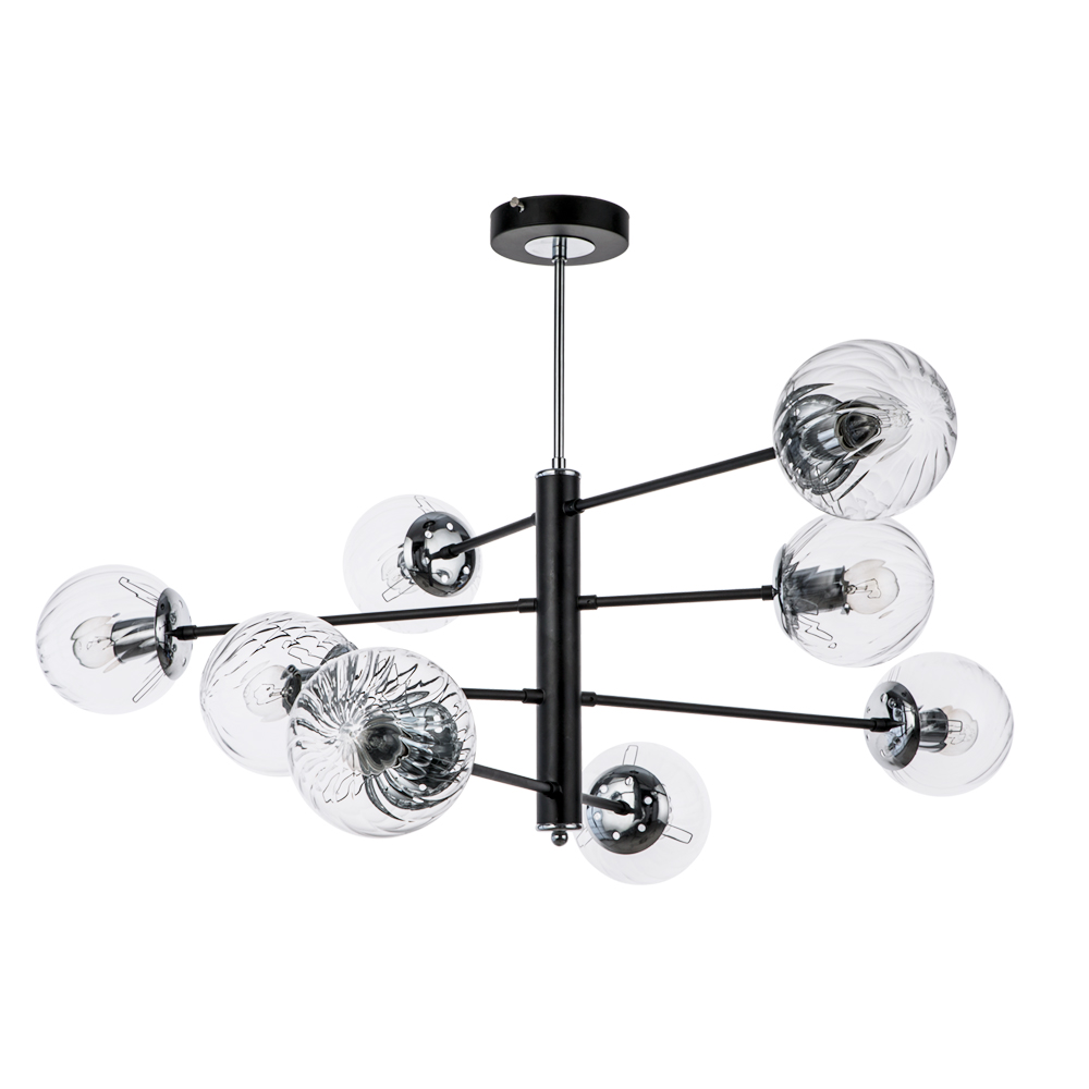 Люстры на штанге Arte Lamp SEGIN A3566PL-8BK