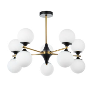 Люстры на штанге Arte Lamp MIMOSA A3649PL-10PB
