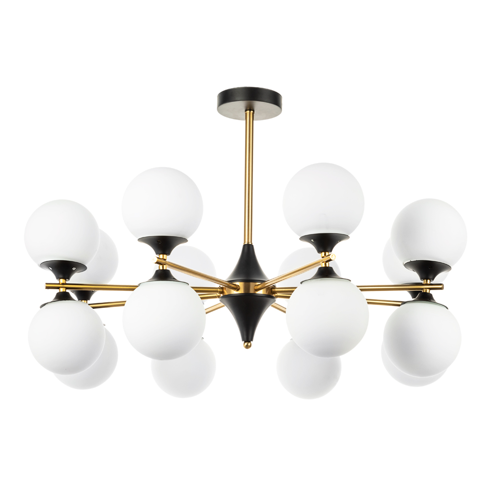Люстры на штанге Arte Lamp MIMOSA A3649PL-16PB