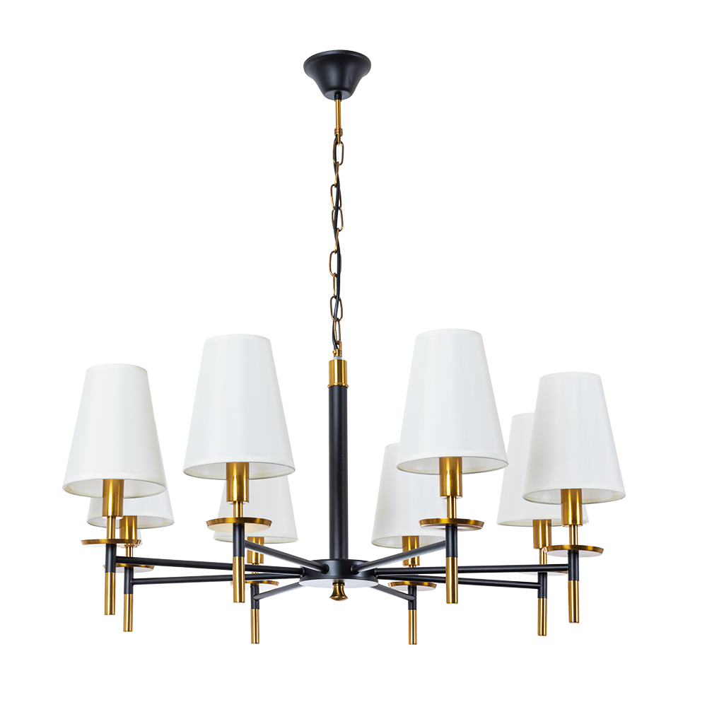 Подвесная Люстры Arte Lamp RICCARDO A4075LM-8BK
