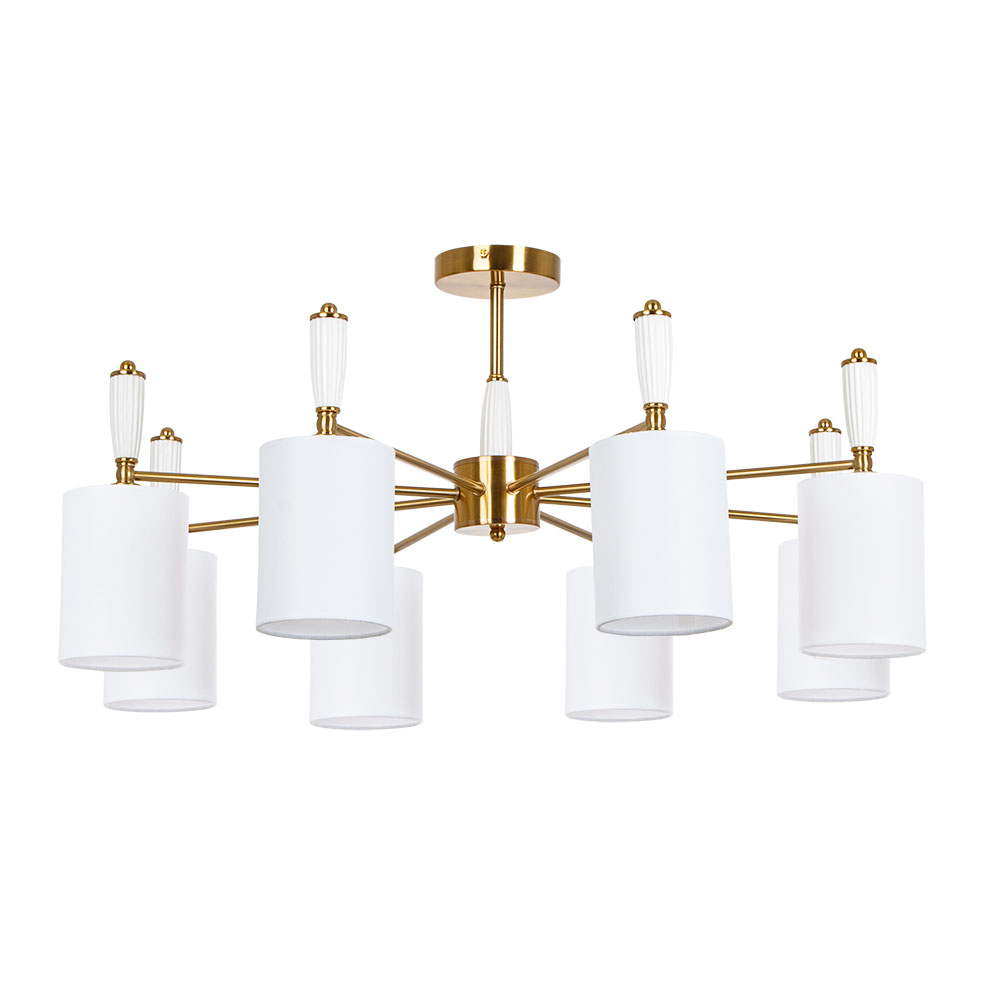 Люстры на штанге Arte Lamp WAVERLEY A4102PL-8PB