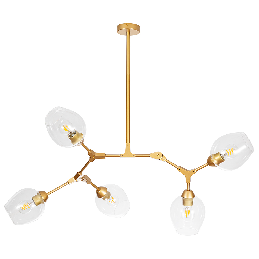 Люстры на штанге Arte Lamp YUKA A4103SP-5GO