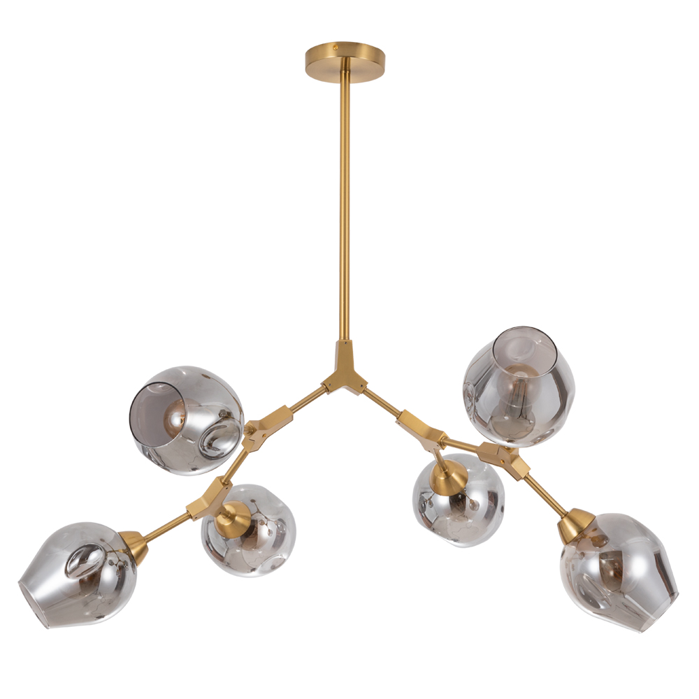 Люстры на штанге Arte Lamp YUKA A4103SP-6PB