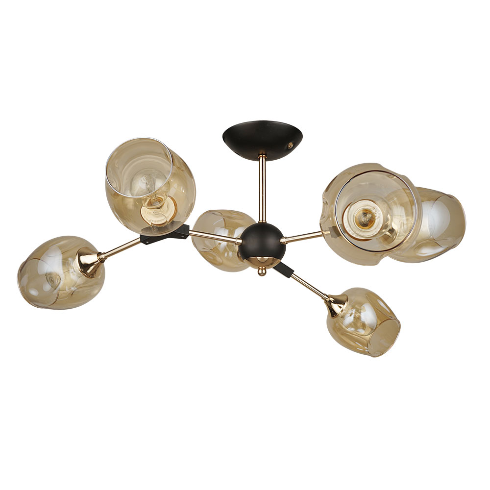 Люстры на штанге Arte Lamp SEPPIA A4211PL-6BK