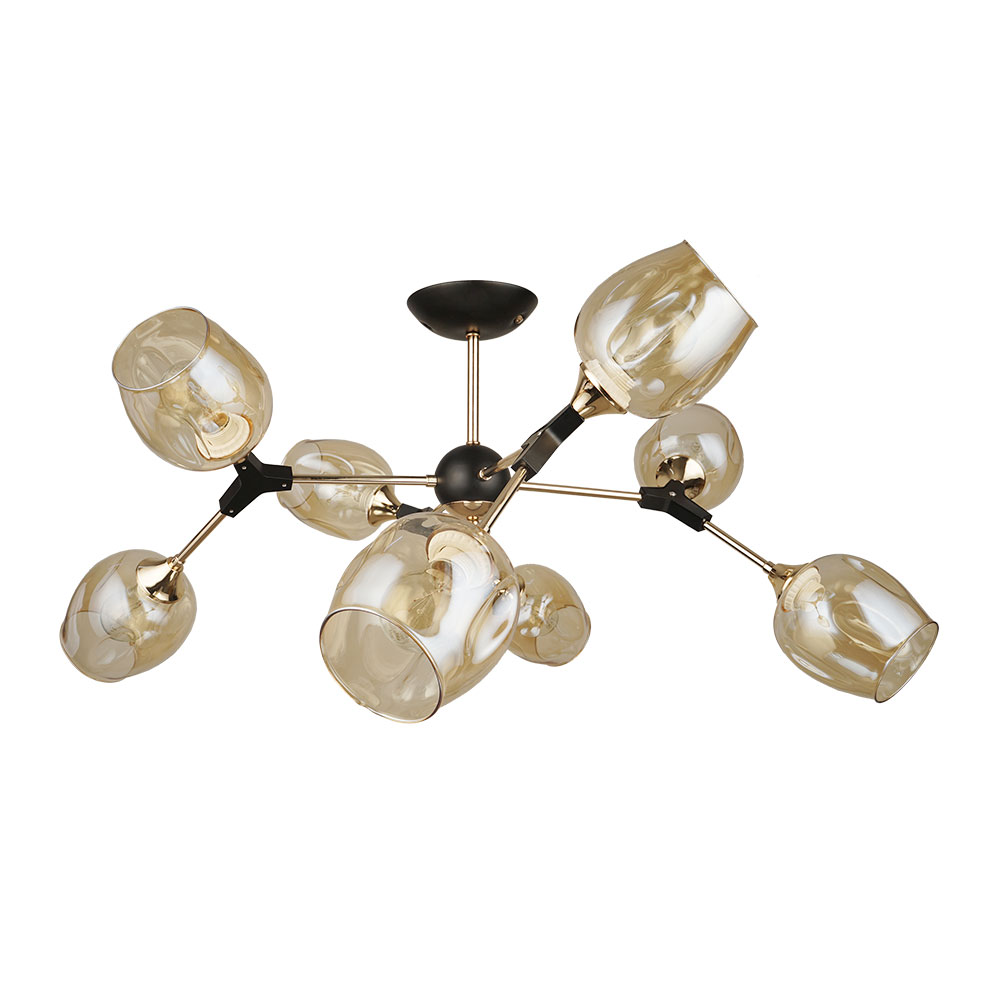 Люстры на штанге Arte Lamp SEPPIA A4211PL-8BK