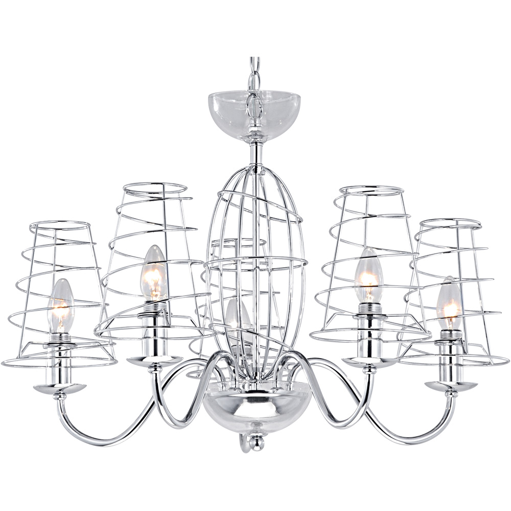 Подвесная Люстры Arte Lamp CAGE A4320LM-5CC