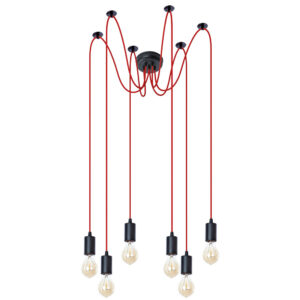 Подвесная Люстры Arte Lamp BENDER A4322SP-6RD